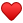 basic red heart